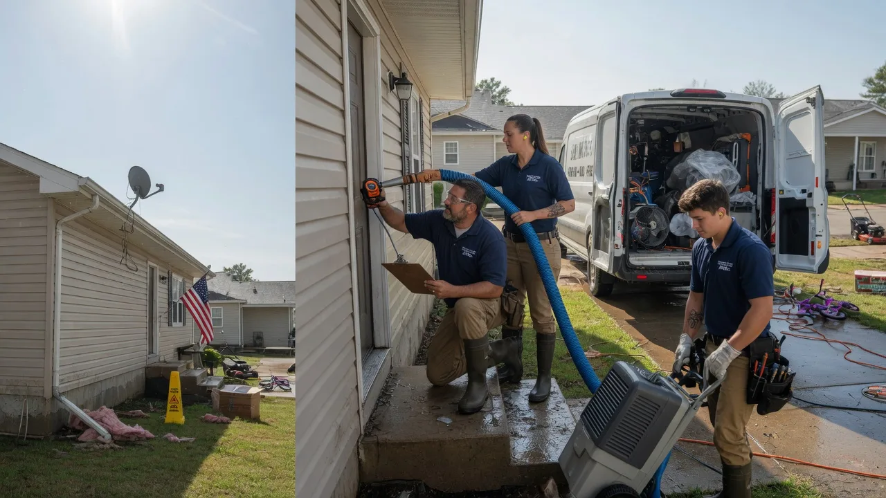 Ceiling Water Damage Restoration in Henderson, MN near me
